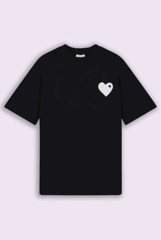 T-shirt black/white