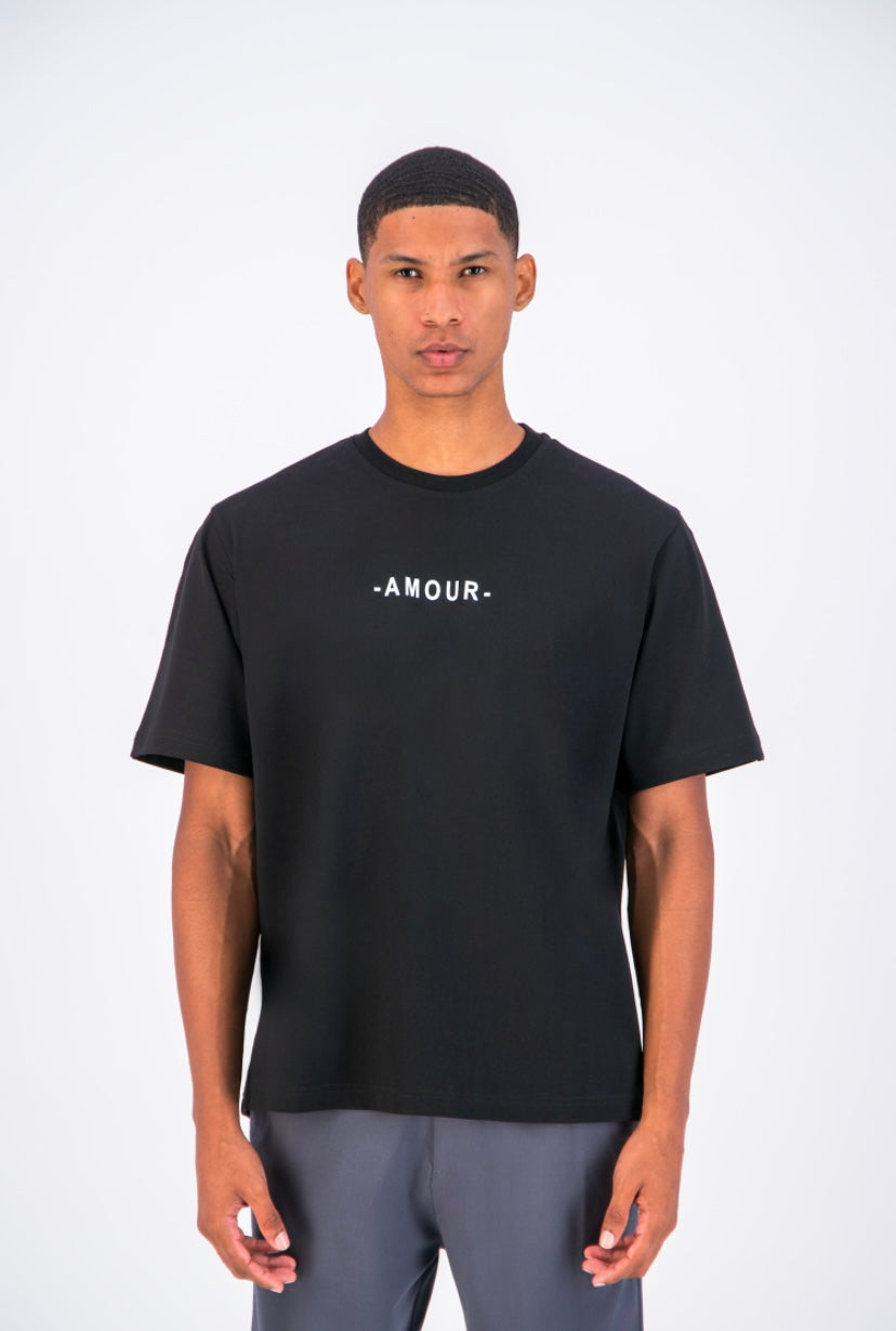 T-shirt amour noir